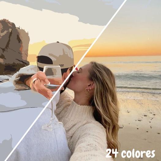Pintura con números personalizada