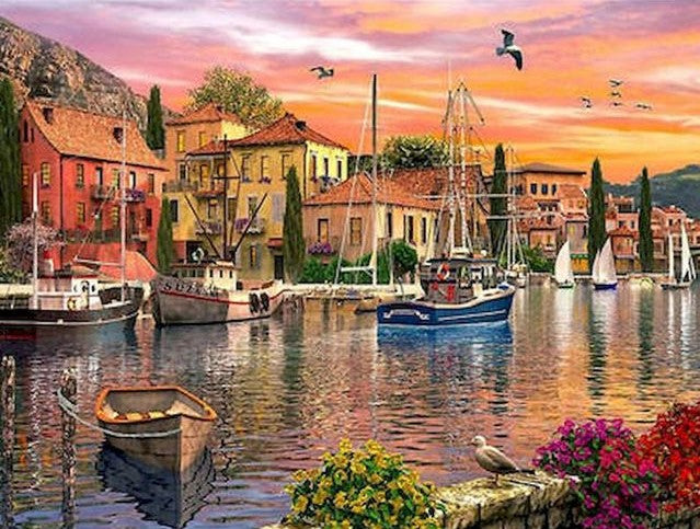 Pintura Barquitos