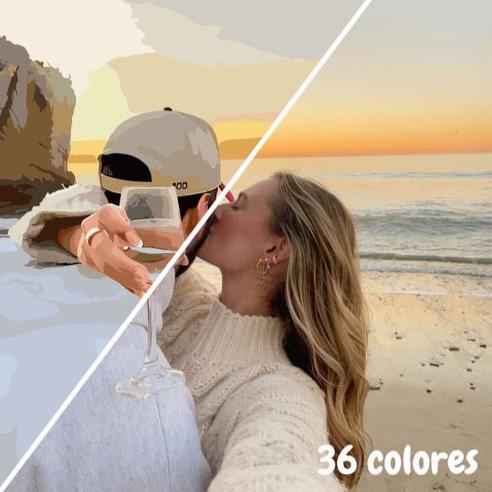 Pintura con números personalizada