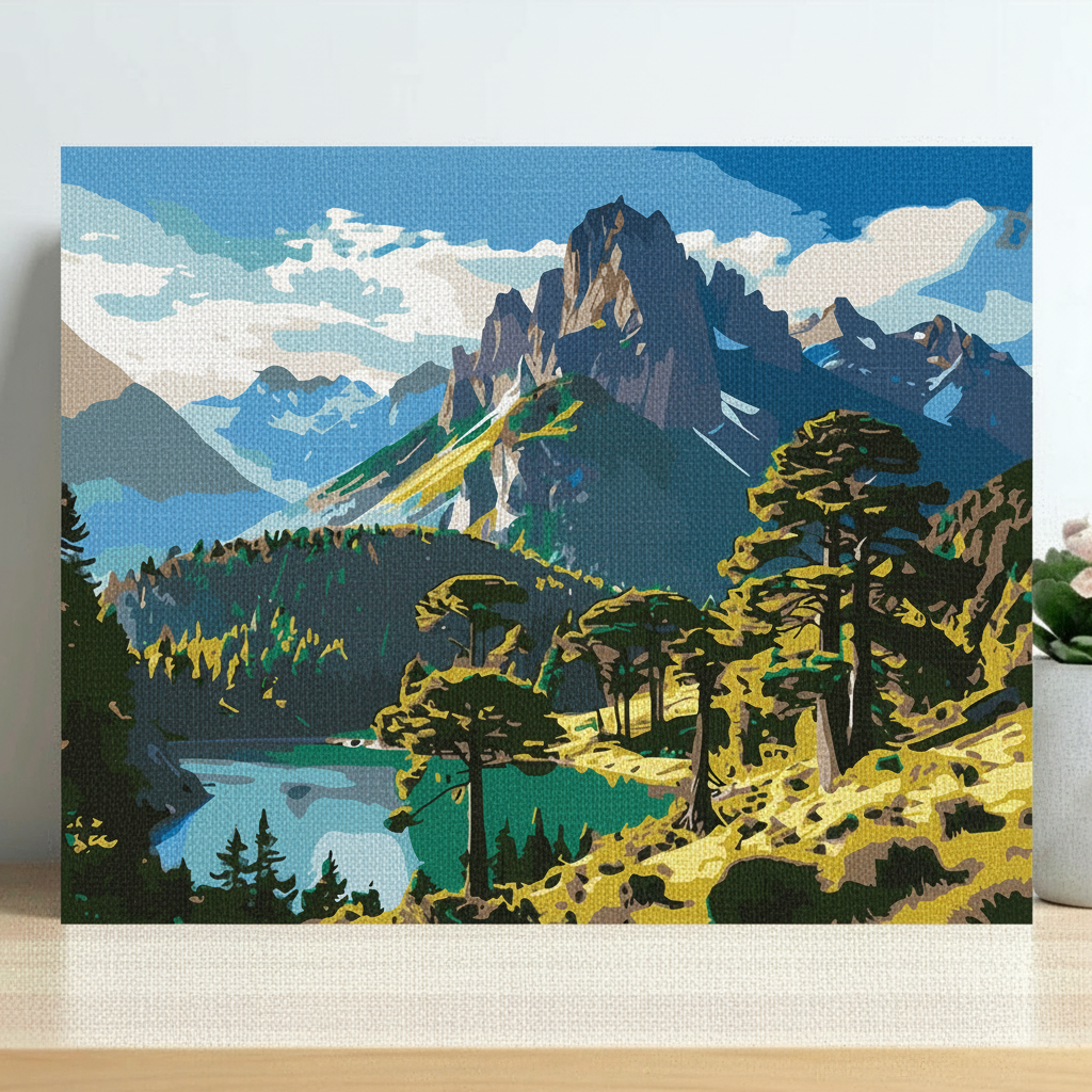 PREVENTA - Pintura Araucarias