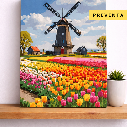 PREVENTA - Pintura Tulipanes