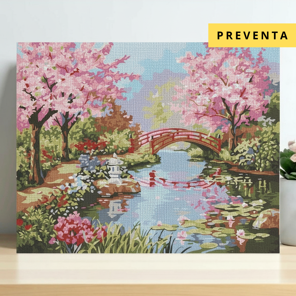 PREVENTA - Pintura Florecer Japonés