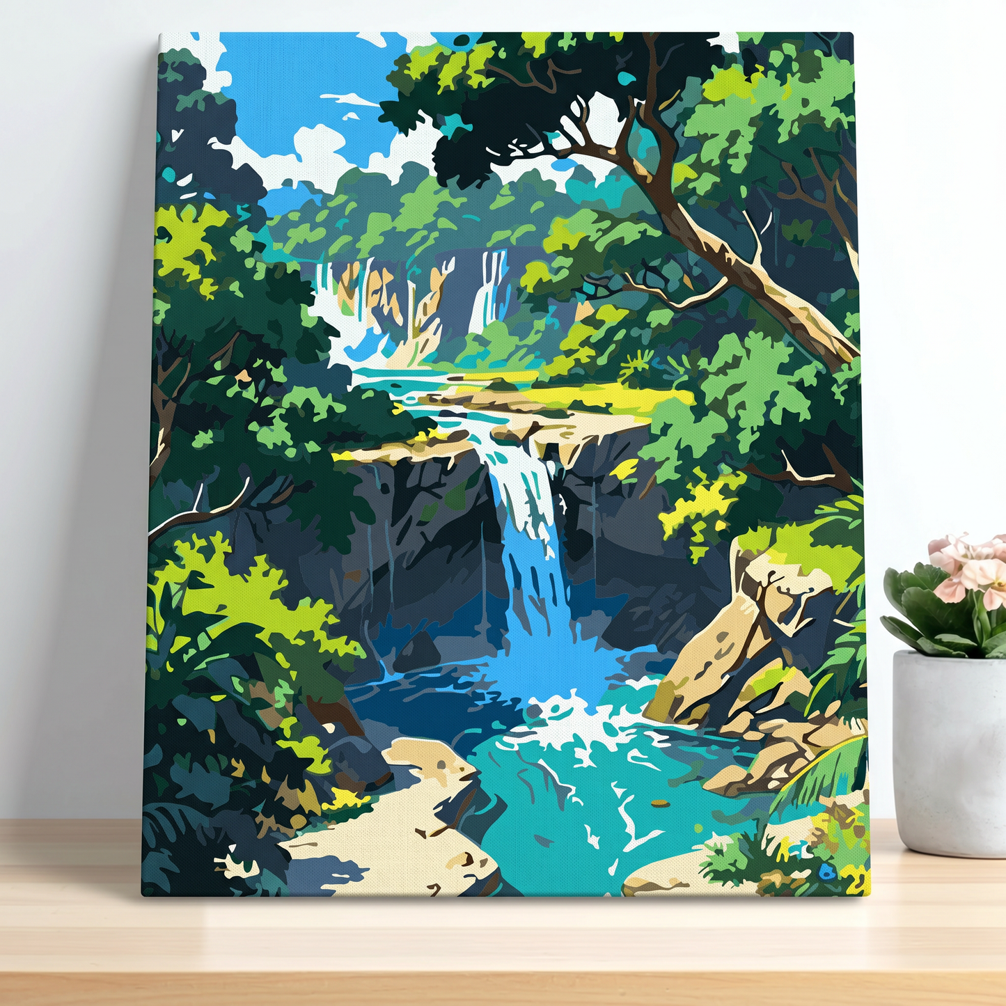 Pintura Cascadas