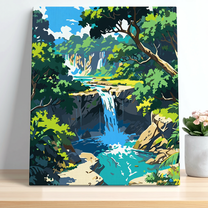 Pintura Cascadas