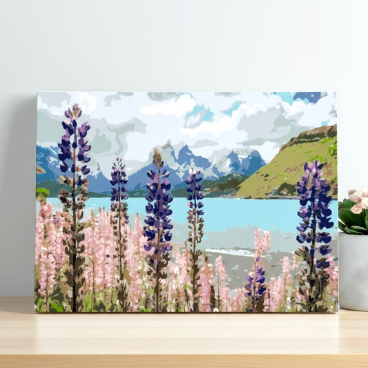 Pintura Flores de Lupino