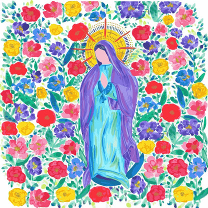 Pintura Virgen Guadalupe