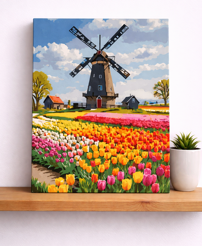 Pintura Tulipanes