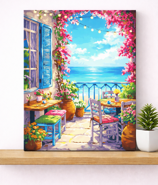 Pintura Entre flores