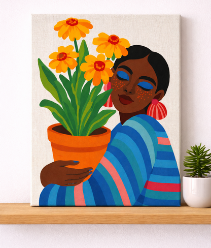 Pintura Florecer