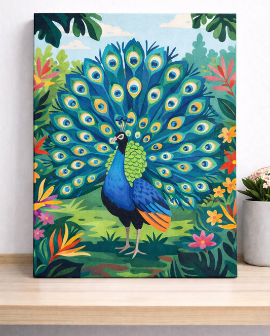 Pintura Pavo real
