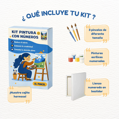 Pintura Tigre colorido