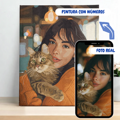 Pintura con números personalizada