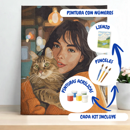 Pintura con números personalizada