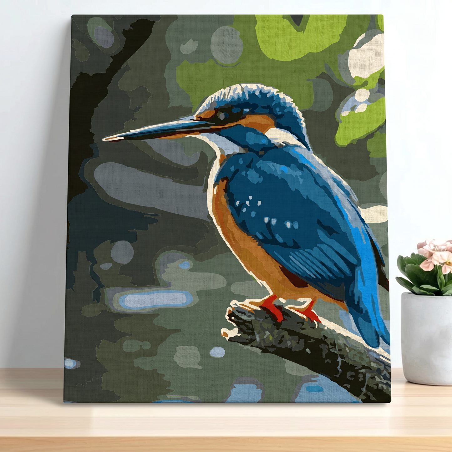 Pintura Martin Pescador